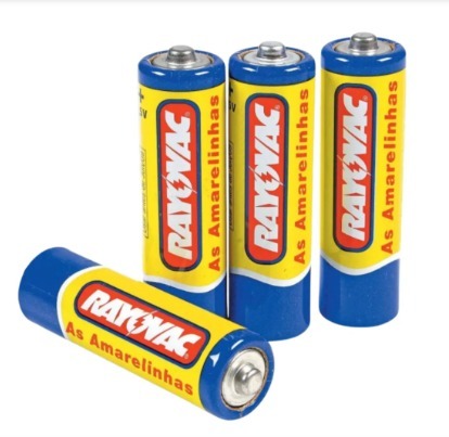 PILHA RAIOVAC/PANASONIC AA  PEQ.